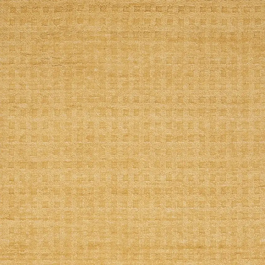 Gold Wool Area Rug Photo 3