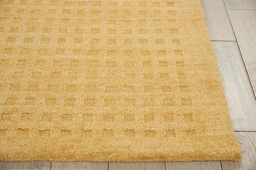 Gold Wool Area Rug Photo 7
