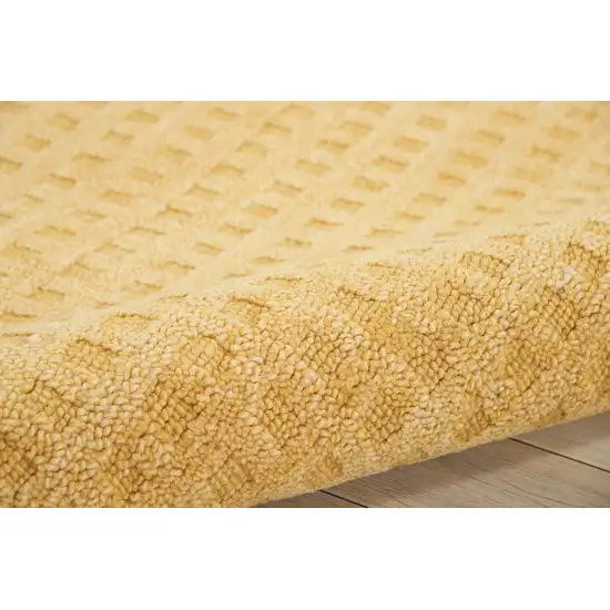 Gold Wool Area Rug Photo 9