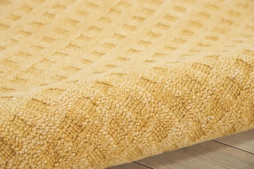Gold Wool Area Rug Photo 9