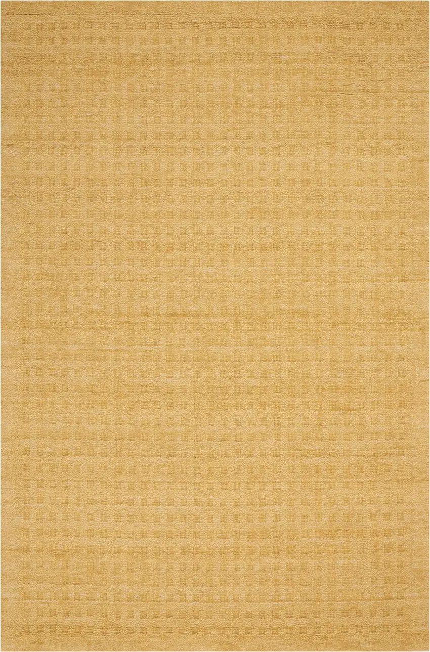 Gold Wool Area Rug Photo 8
