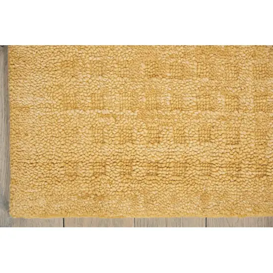 Gold Wool Area Rug Photo 9