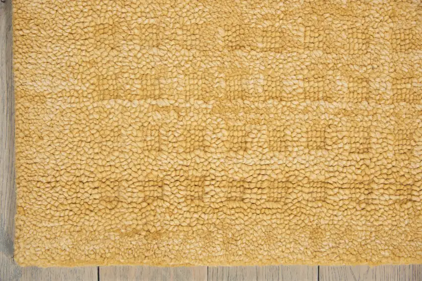 Gold Wool Area Rug Photo 9