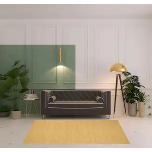 Photo of Gold Wool Area Rug