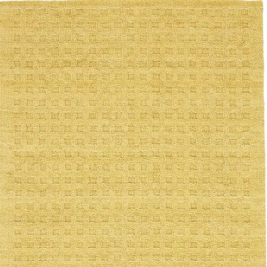 Gold Wool Area Rug Photo 4