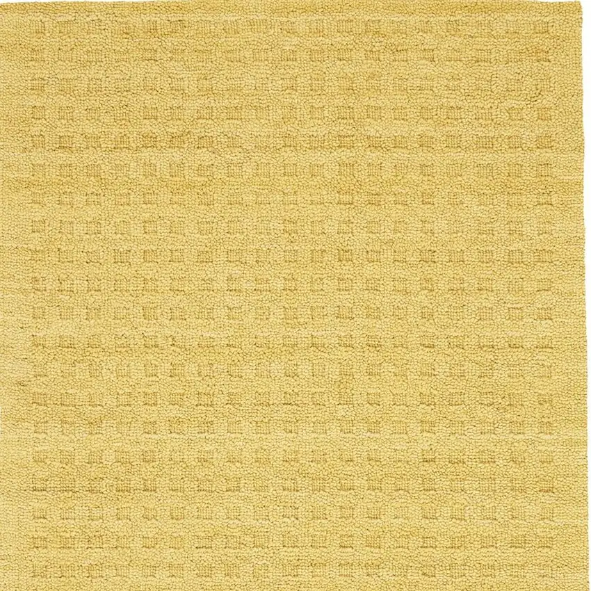Gold Wool Area Rug Photo 4