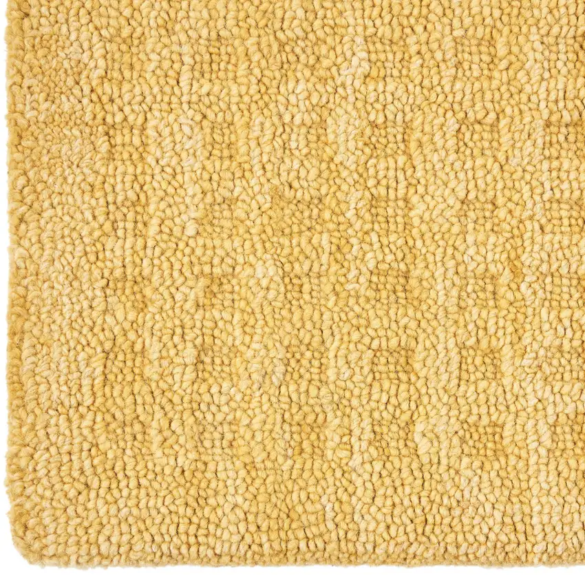 Gold Wool Area Rug Photo 8