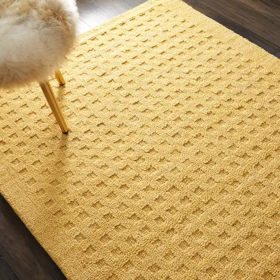 Gold Wool Area Rug Photo 9