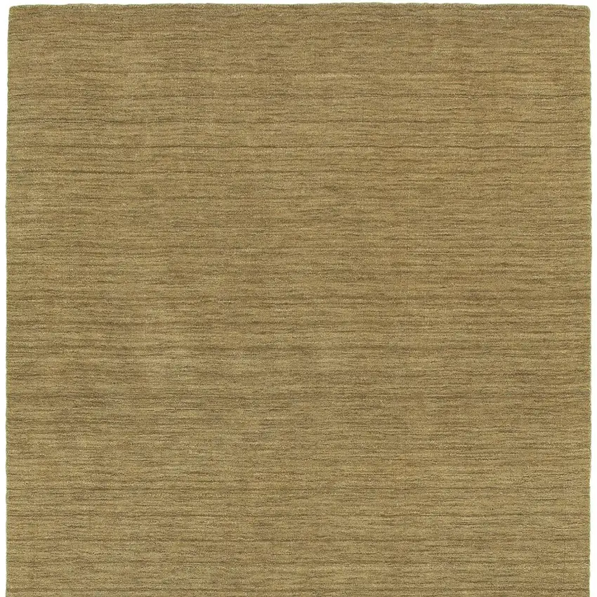 Gold Wool Hand Tufted Area Rug Photo 4