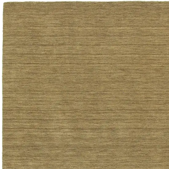 Gold Wool Hand Tufted Area Rug Photo 5