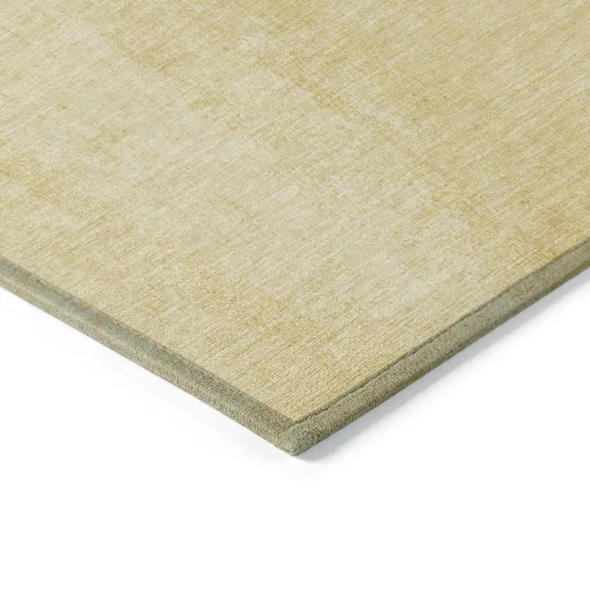 Gold Yellow And Wheat Nautical Washable Indoor Outdoor Area Rug Photo 3