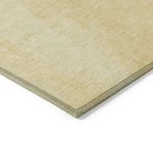 Photo of Gold Yellow And Wheat Nautical Washable Indoor Outdoor Area Rug