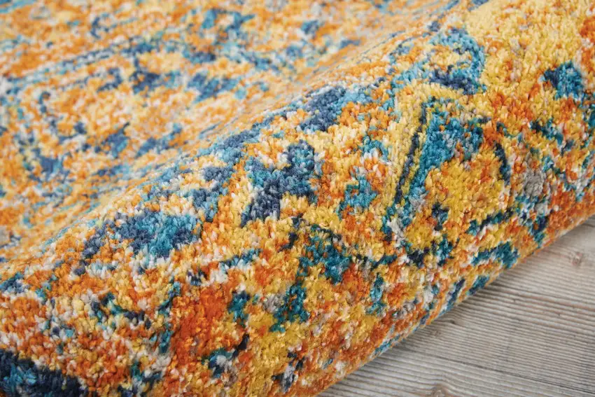 8' Sunset Power Loom Runner Rug Photo 3