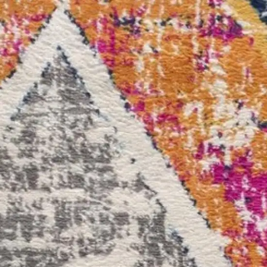 Gold and Ivory Southwestern Area Rug Photo 6