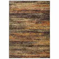 Photo of Gold and Slate Abstract Indoor Area Rug