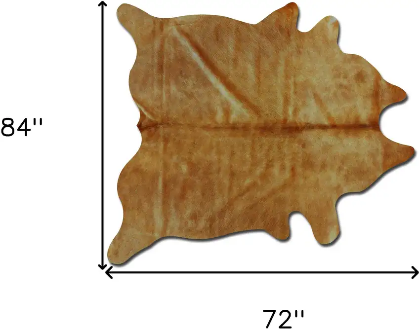 Golden Honey Exotic Cowhide Area Rug Photo 3