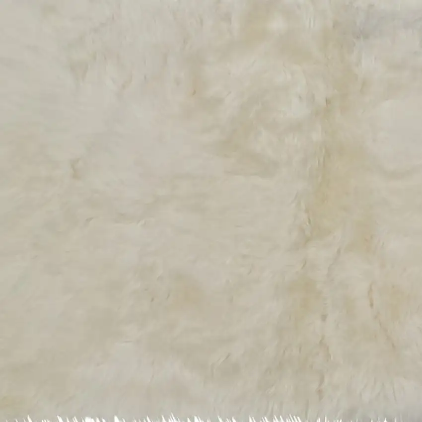 Golden Natural Sheepskin Area Rug Photo 4