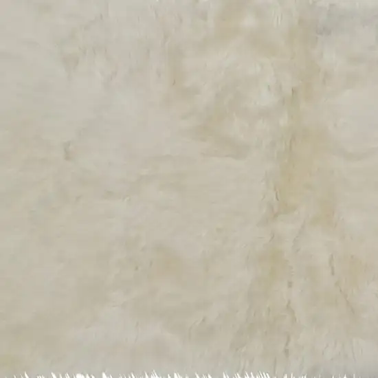 Golden Natural Sheepskin Area Rug Photo 4