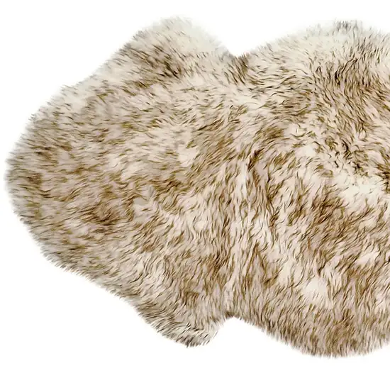 Gradient Chocolate Animal Print Area Rug Photo 4