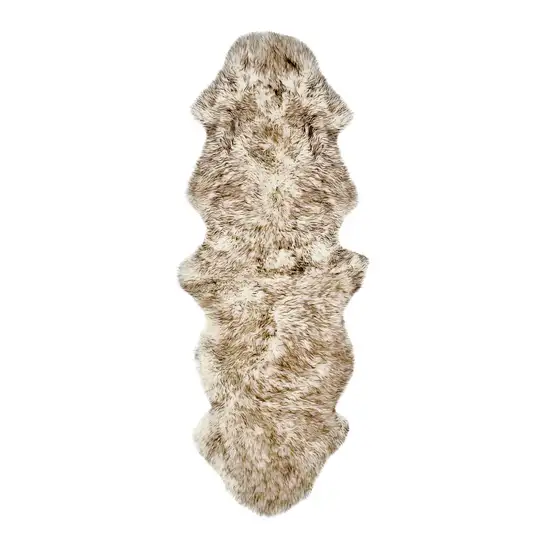 Gradient Chocolate Animal Print Area Rug Photo 1