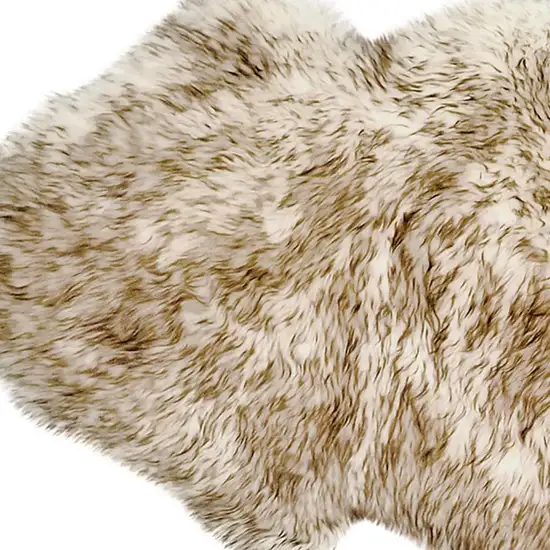 Gradient Chocolate Animal Print Area Rug Photo 3