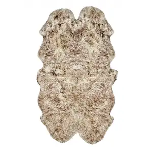 Photo of Gradient Chocolate Quattro Sheepskin - Area Rug