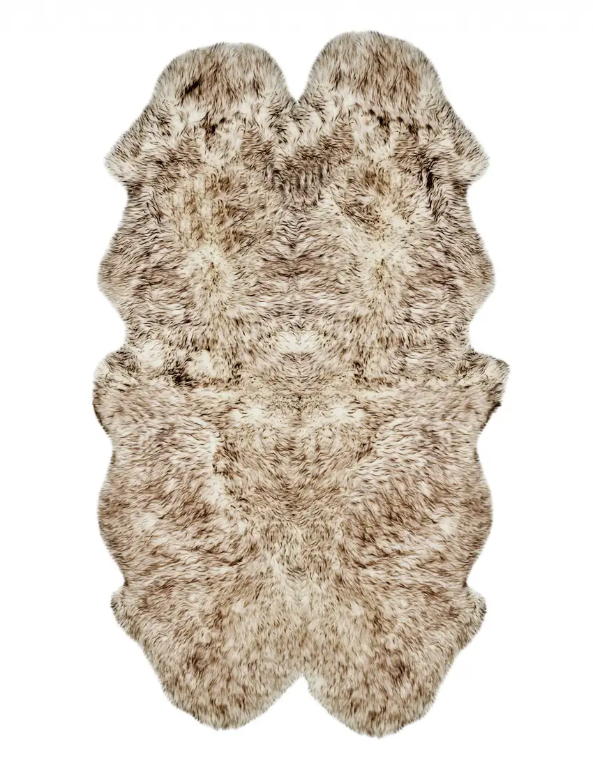 Gradient Chocolate Quattro Sheepskin - Area Rug Photo 1