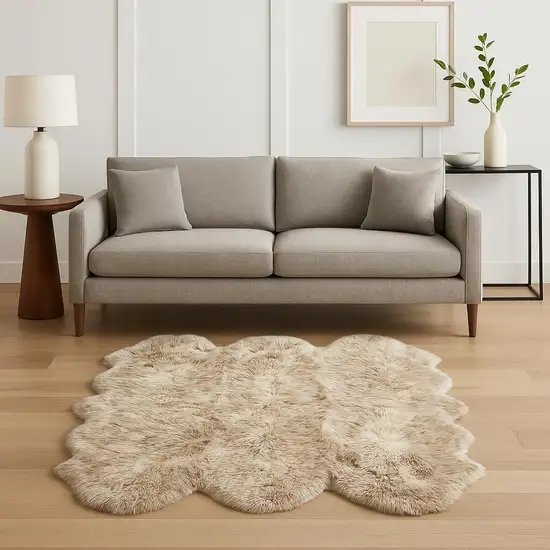 Gradient Chocolate Animal Print Area Rug Photo 2