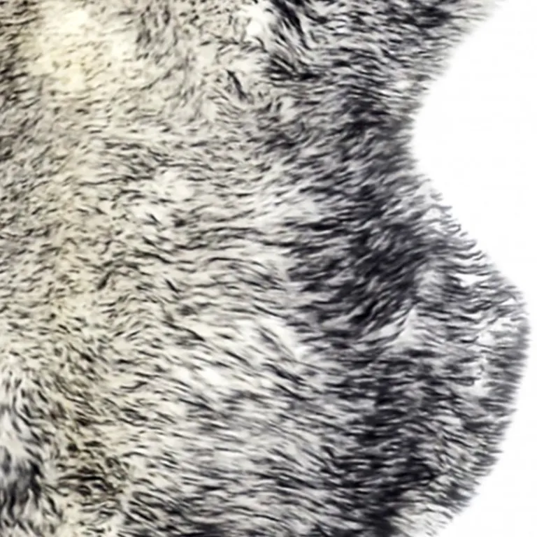 Gradient Gray Quattro Sheepskin - Area Rug Photo 4