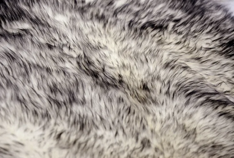 Gradient Gray Quattro Sheepskin - Area Rug Photo 5