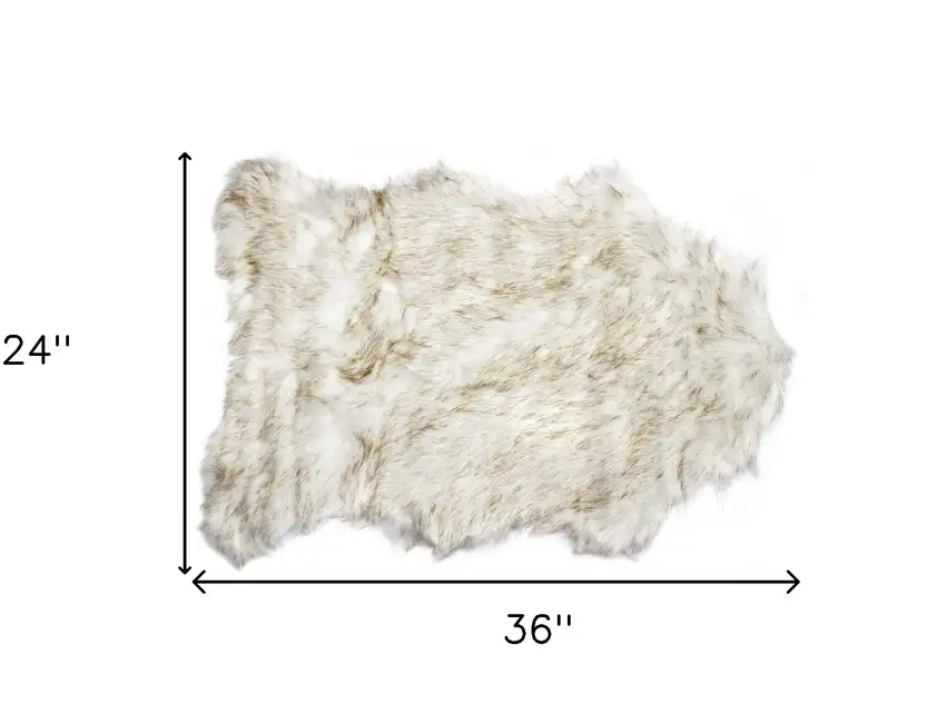 Gradient Tan Animal Print Area Rug Photo 3