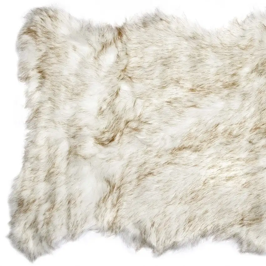 Gradient Tan Animal Print Area Rug Photo 5