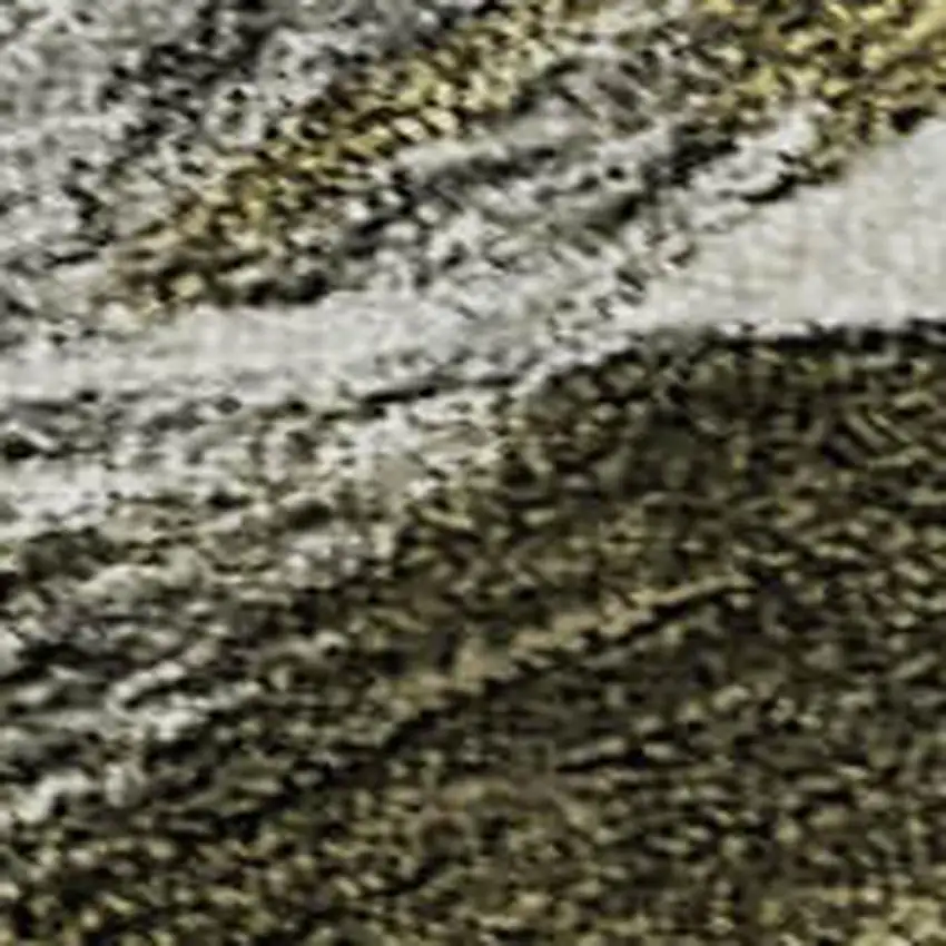 Granite Gray Beige And Gold Abstract Washable Area Rug With UV Protection Photo 2