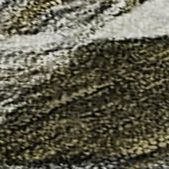 Granite Gray Beige And Gold Abstract Washable Area Rug With UV Protection Photo 2