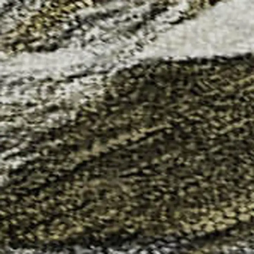 Granite Gray Beige And Gold Abstract Washable Area Rug With UV Protection Photo 2