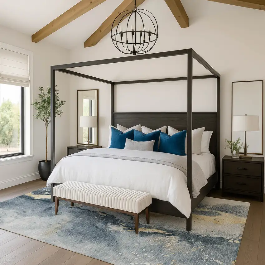 Graphite Gold And Silver Abstract Washable Area Rug With UV Protection Photo 4