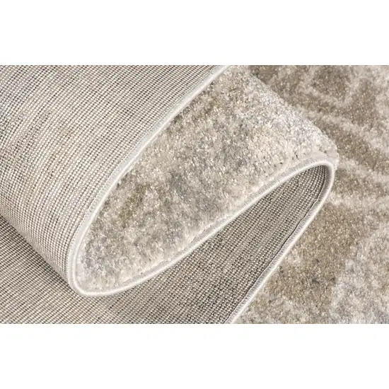 Gray Abstract Area Rug Photo 6