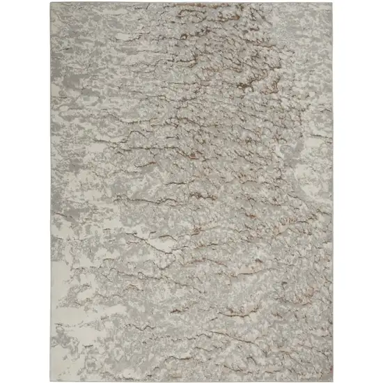 Gray Abstract Area Rug Photo 2