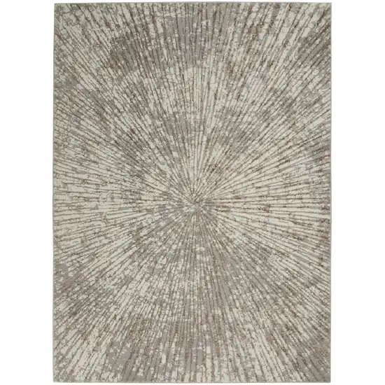 Gray Abstract Area Rug Photo 2