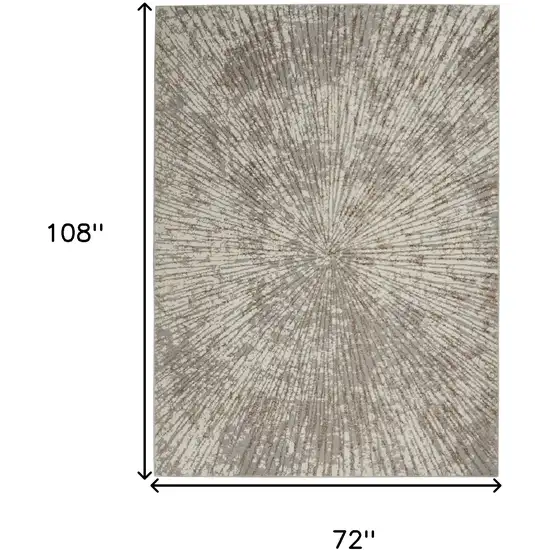 Gray Abstract Area Rug Photo 3