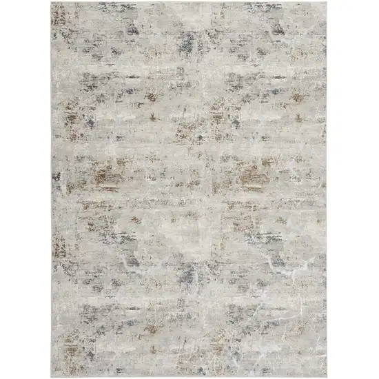 Gray Abstract Area Rug Photo 2