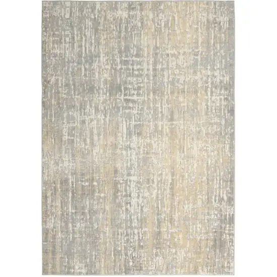 Gray Abstract Area Rug Photo 7