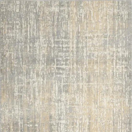 Gray Abstract Area Rug Photo 8