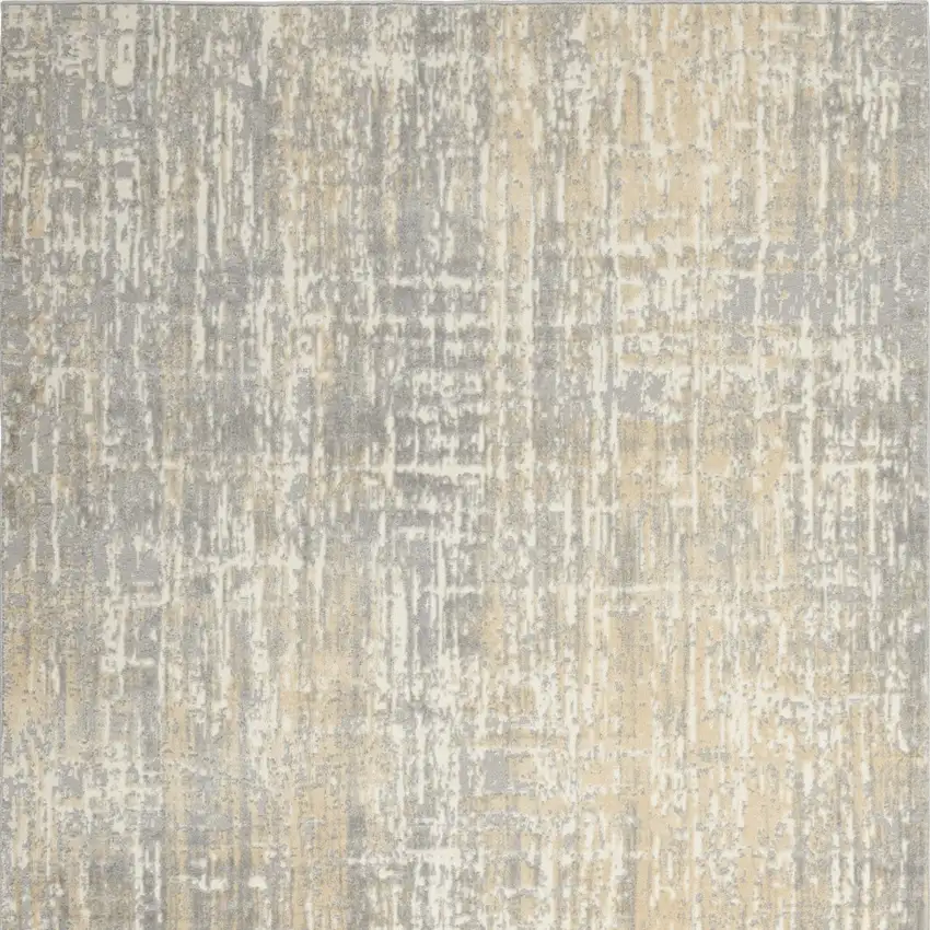 Gray Abstract Area Rug Photo 8