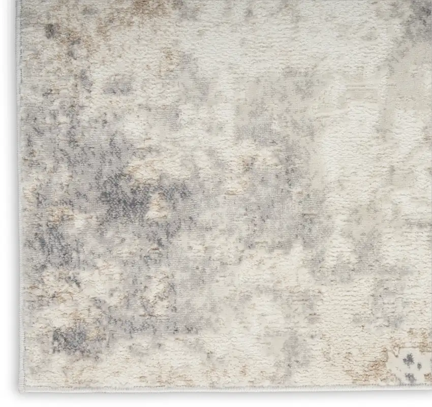 Gray Abstract Area Rug Photo 7