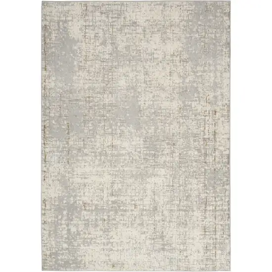 Gray Abstract Area Rug Photo 2