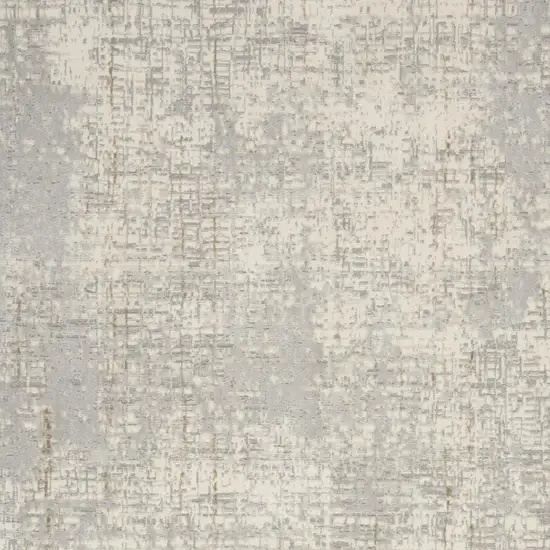 Gray Abstract Area Rug Photo 3