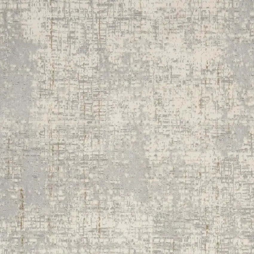 Gray Abstract Area Rug Photo 3