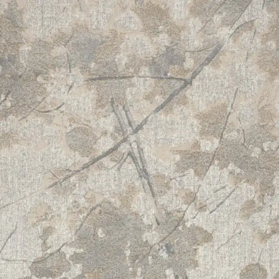 Gray Abstract Area Rug Photo 8