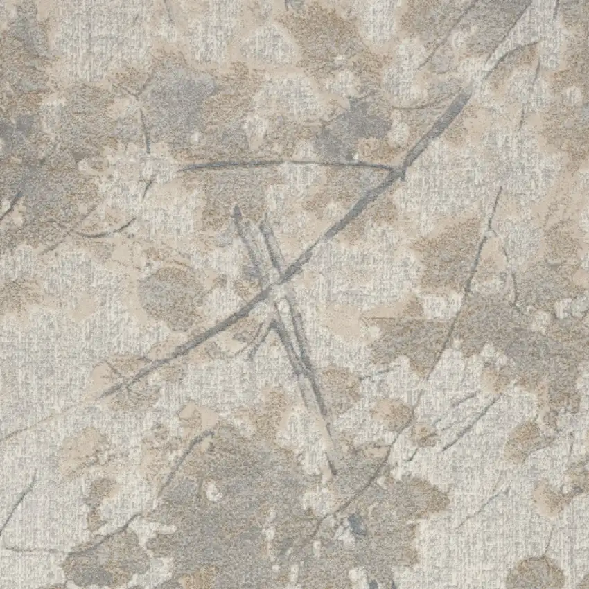 Gray Abstract Area Rug Photo 8